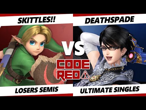 Code Red: LUA4 Losers Semis - SKITTLES!! (Young Link) Vs. Deathspade (Bayonetta) SSBU Ultimate