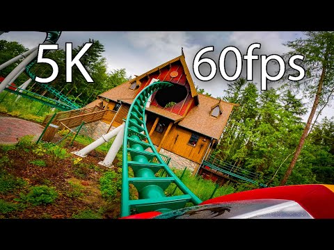 Fønix front seat on-ride 5K POV @60fps Fårup Sommerland Fonix Faarup Farup