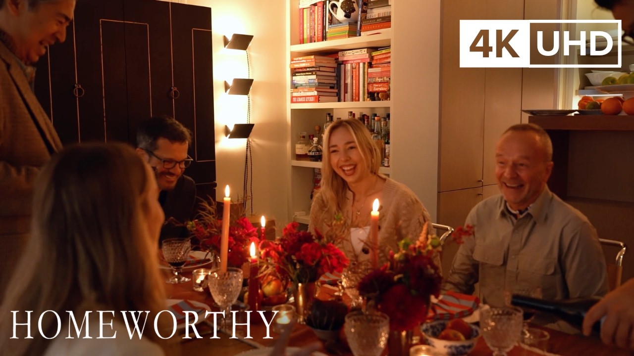 A Cozy Fall Dinner Party in the West Village | Table Setting & Hosting Ideas | 4K