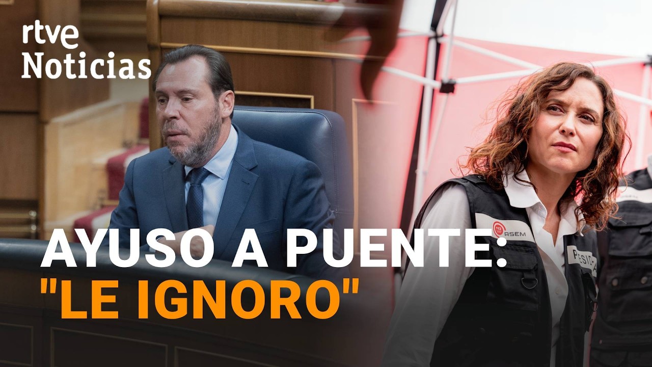 Polémica entre Oscar Puente y Ayuso por la gestión de los incendios “Le ignoro por completo” | RTVE