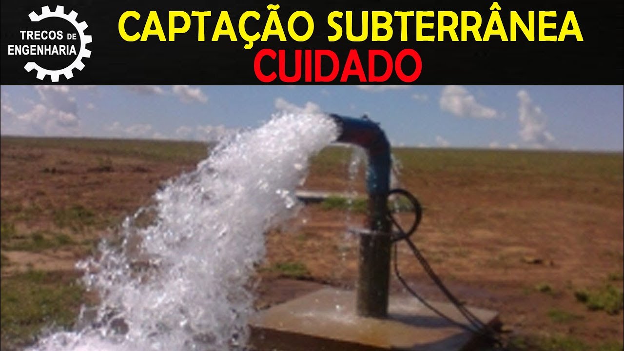 Captação de Água Subterrânea - Principais conceitos e dicas. Sistema de Abastecimento de Água.