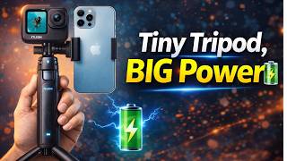 TELESIN Shorty Selfie Rechargeable Tripod Review ⚡ 3-in-1 Compact Power Tripod for GoPro & iPhone