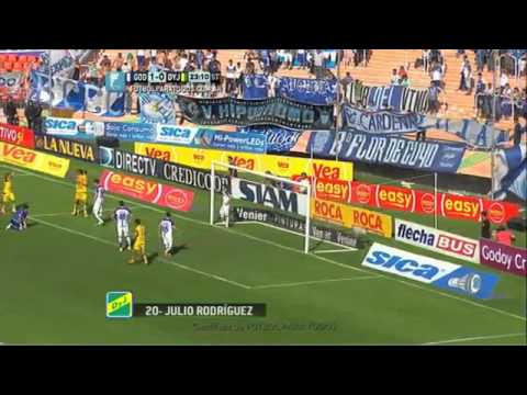 Gol de Rodríguez  Godoy Cruz 1   Defensa 1  Fecha 6  Torneo Primera División 2014