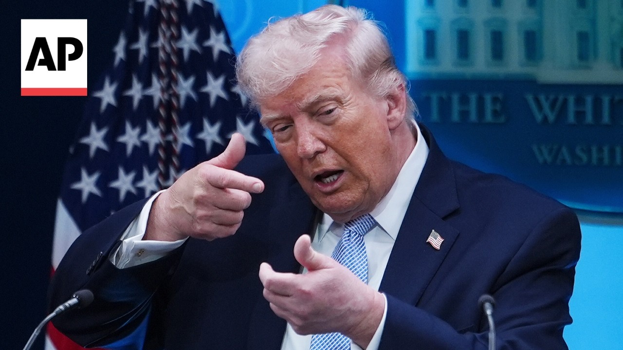Video | Trump says US has a plan to destroy 'every' bridge and power plant in Iran