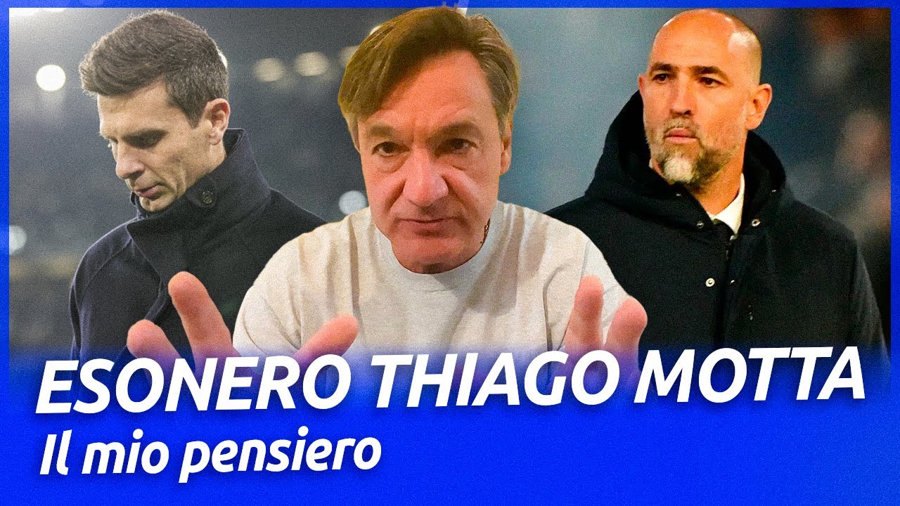 Thiago Motta ESONERATO dalla Juventus: il crollo dell'IDEOLOGIA - Il mio pensiero | Fabio Caressa