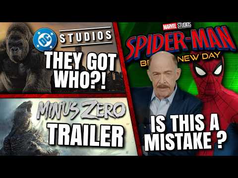 Spider-Man No Jameson, DCU Gorilla Grodd Cast, Godzilla Minus Zero Trailer & MORE!!