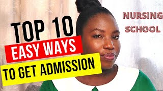 How to Increase your Chances of Getting into Nursing School / Boost your  chances