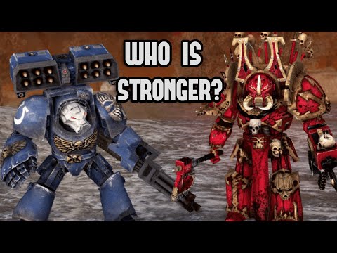 20 Terminators vs 20 Chaos Terminators [WARHAMMER 40,000]