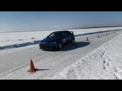 Ford Focus Mistubishi Lancer Evo Ice Rally Cross March 25 2023