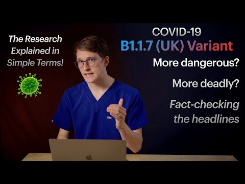B1.1.7 Variant DOES cause more Severe COVID: Media Fact-checked | The Evidence Explained