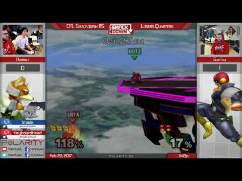 CFL Smackdown 115 Melee - Harriet (Fox) vs Gahtzu (Falcon) - Losers Quarters