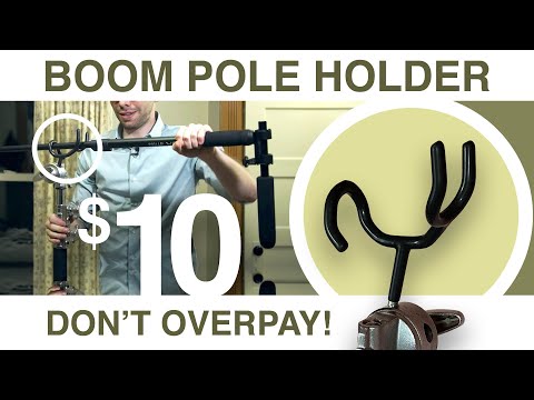 🎤 Dirt Cheap Boom Pole Holder