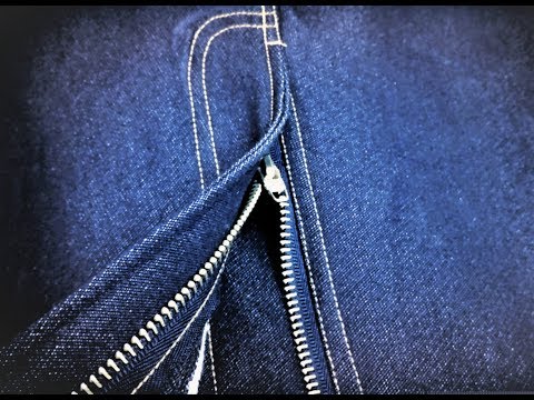 Sew a Jeans Zip Fly & belt Video