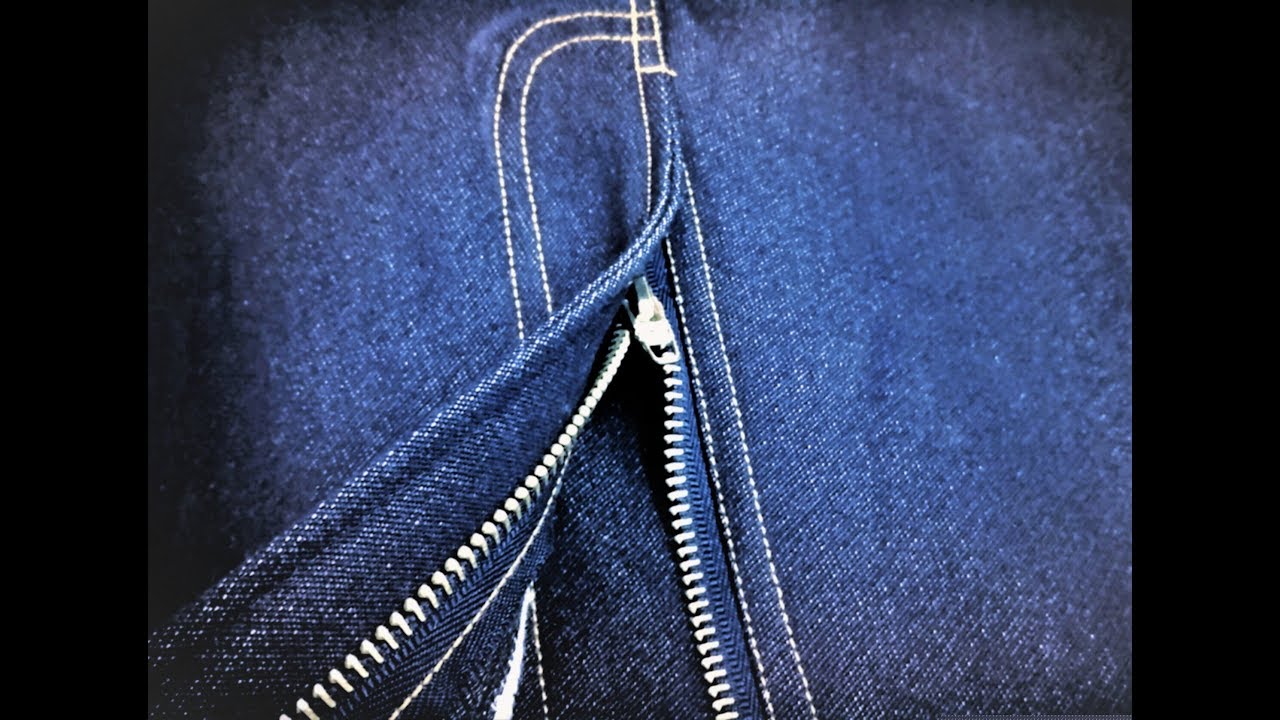 Sew a Jeans Zip Fly & belt