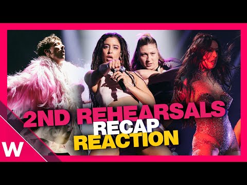 Eurovision 2024 Semi Final 2 Second Rehearsals Recap | REACTION