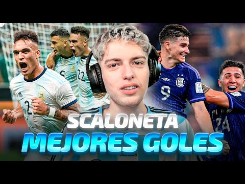 DAVOO XENEIZE REACCIONA A LOS MEJORES GOLES DE LA SCALONETA (2018-2023) - SELECCION ARGENTINA