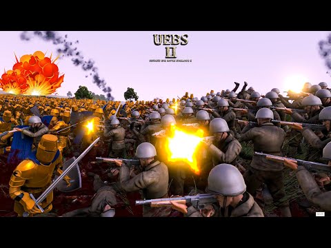 22000 Golden Knights VS 22220 U.S Soldiers -  Ultimate Epic Battle Simulator 2 -  UEBS 2