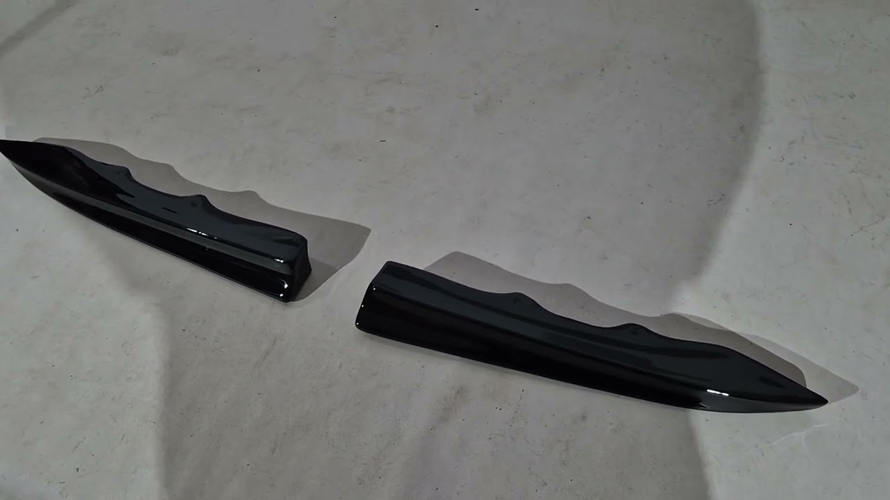 BMW 3 серия F30/F31 2012-2019 гг. Задние накладки Flap DPT (Черный Глянец) Video 1