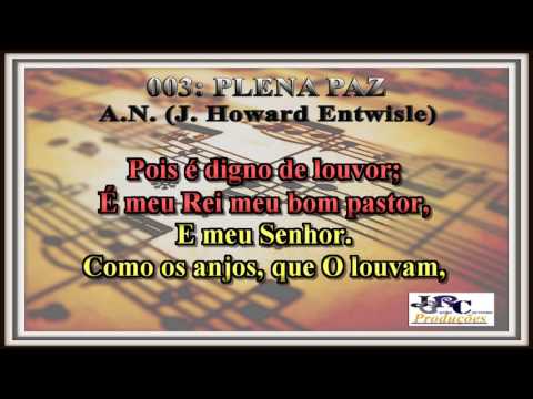 Harpa Cristã - 003   Plena Paz Karaoke/playback