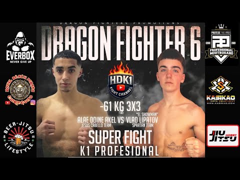 Alae Ddine Akel 🇲🇦 vs Vlad Lipatov 🇪🇸 | Super Fight K-1 Profesional – 61kg – 3x3 | Full Fight