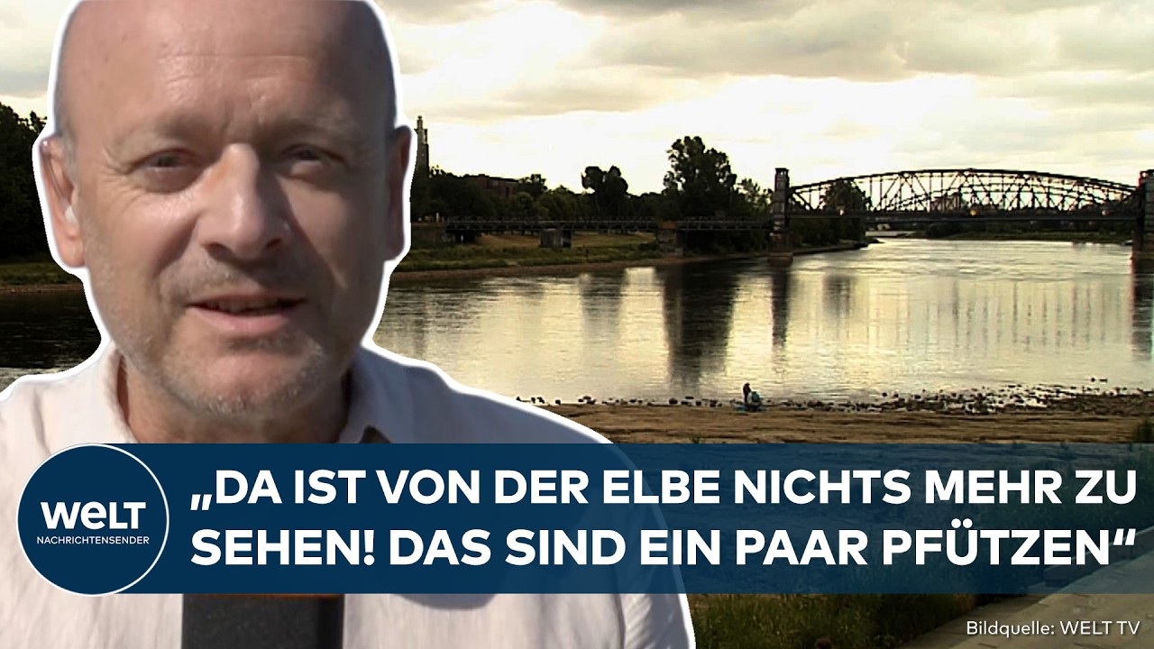 DEUTSCHLAND: Trockenheit legt Elbe lahm! So dramatisch sind die Folgen für die Schifffahrt