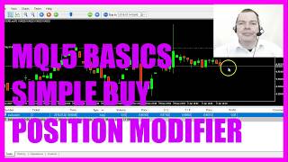 LEARN MQL5 TUTORIAL BASICS - 32 SIMPLE BUY POSITION MODIFIER