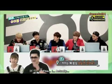 [Eng Sub HD] 140709 EXO Kai - Weekly Idol (Why Kai doesn't wear socks)