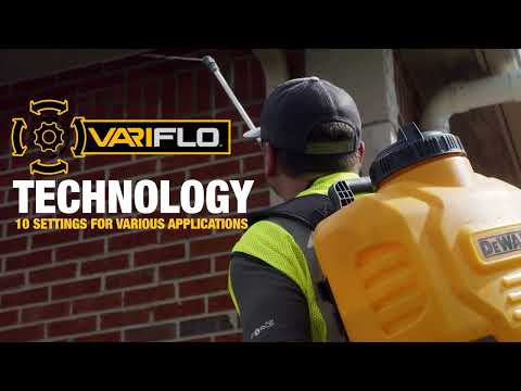 DEWALT® 20V* Lithium-ion Battery Powered Backpack Sprayer, Model# DXSP190681
