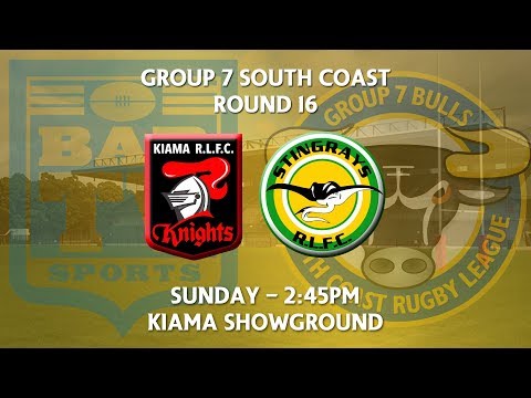 2018 Group 7 RL 1st Grade Round 16 - Kiama Knights v Stingrays of Shellharbour