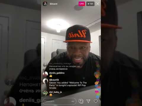 50 Cent EMOTIONAL POPSMOKE RANT [DRUNK]