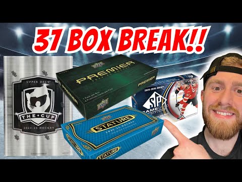 ITS HERE!!! 37 Hockey Card BOX OPENING!!! LETS GOOOO!!