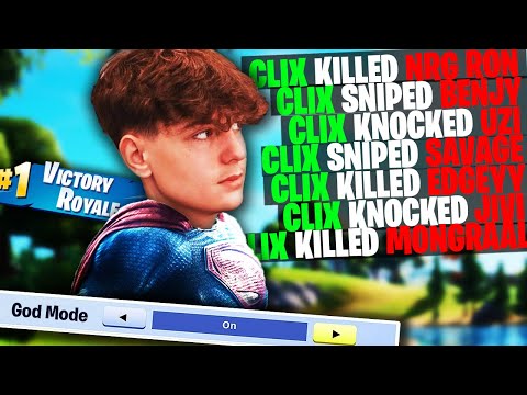 When FORTNITE Streamers Enter GODMODE in FORTNITE..!