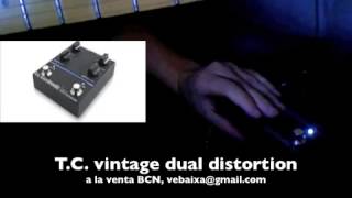 vendo pedal t.c.electronics vintage dual distortion