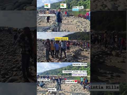 INDIA🇮🇳🇮🇳❤️VS🇧🇩Bangladesh#border#dawki#meghalaya#mountains#river#army#india#bangladesh#foryou#comedy