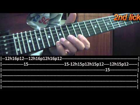 Walk Guitar Solo Lesson - Pantera(with tabs)