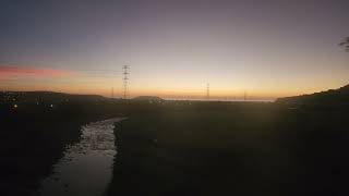 144次自強號 后里=泰安間 大安溪的夕陽絕景(2024/7/4)
