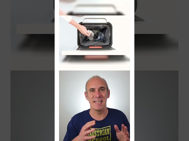 Vídeo relacionado con Relaxdays Cubos Compactador Basura, Compresor Residuos Domésticos de Papel o Plástico, Prensa Manual Desechos, Acero, Rojo, 41 x 35 x 95 cm