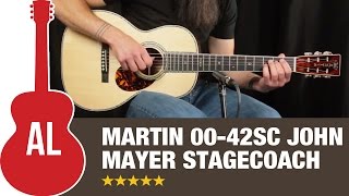 Video thumbnail for Martin 00-42SC John Mayer Stagecoach Edition by Acoustic Letter