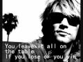 BON JOVI - LEARN TO LOVE with lyrics 