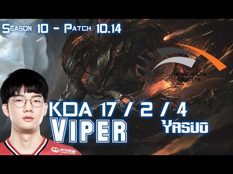 HLE Viper YASUO vs EZREAL ADC