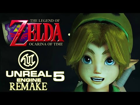 Unreal Engine 5 Ocarina of Time Remake 100% playthrough (Part 1)