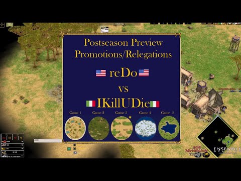 AoM Challenger League - reDo vs IKillUDie - Relegation Series