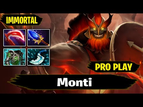 Mars Mid Pro Gameplay by Monti IMMORTAL Rank Dota 2