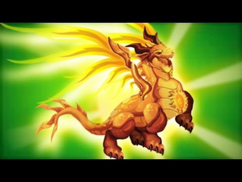 Dragon City SUN DRAGON How To Get it by Breeding Archangel and Flame Dragons