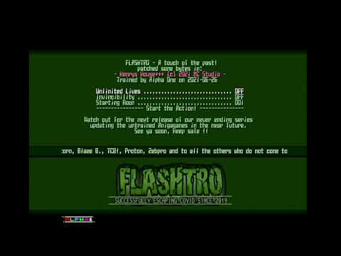 Commodore Amiga demo: Flashtro - Henry's House trainer (2021)