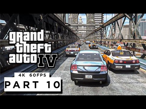 GRAND THEFT AUTO 4 Walkthrough Gameplay Part 10 - (PC 4K 60FPS) RTX 3090 MAX SETTINGS