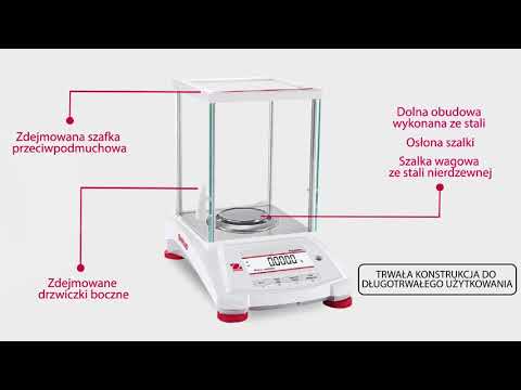 Prezentacja wag OHAUS z Serii Pioneer PX