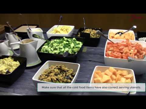 Buffet lunch set up at Restaurant Perho 2