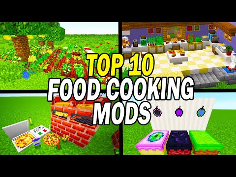 thebluecrusader - Top 10 Minecraft Food & Cooking Mods 2022