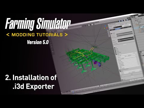 Installation of .i3d Exporter